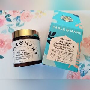 Fable & Mane Wild Ginger Sahascalp Purifying Cleansing Detox Gentle Scalp Scrub